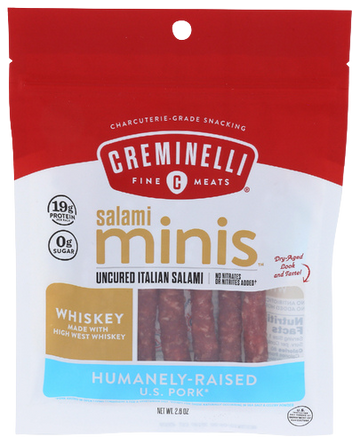 Creminelli Whiskey Mini Salami - 2.6 OZ