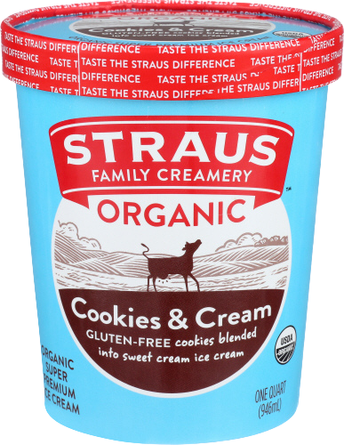 Organic Cookies & Cream Ice Cream - 1 QT