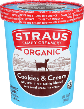 Organic Cookies & Cream Ice Cream - 1 QT
