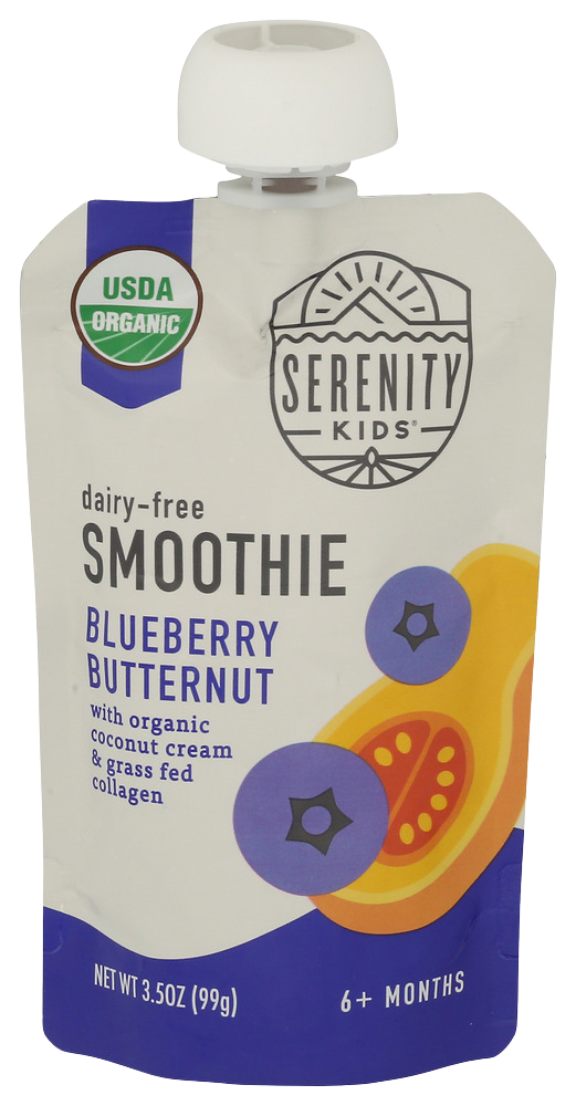 Serenity Kids Organic Berry Butternut Smoothie Pouch - 3.5 OZ
