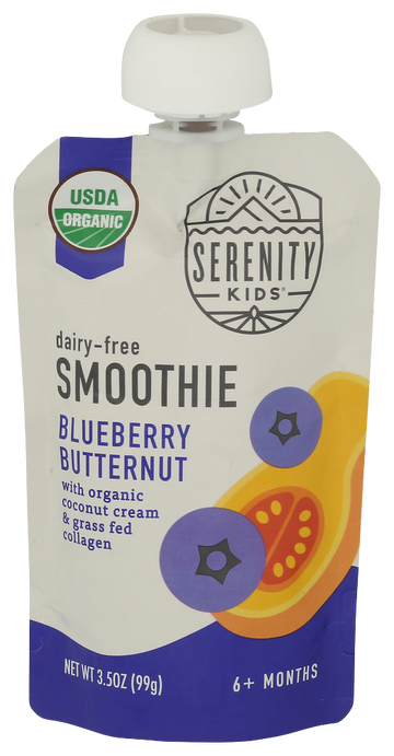 Serenity Kids Organic Berry Butternut Smoothie Pouch - 3.5 OZ