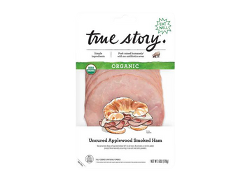 True Story Organic Smoked Applewood Ham - 6 OZ