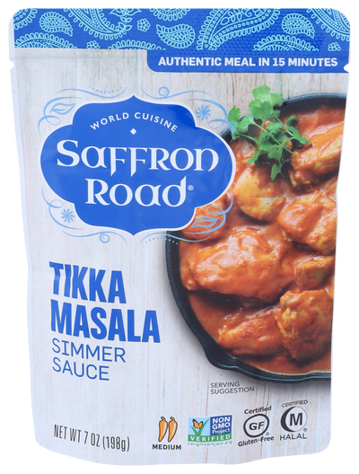 Saffron Road Tikka Masala Simmer Sauce - 7 OZ