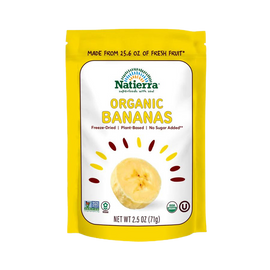 Organic Freeze-Dried Bananas - 2.5 OZ