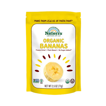 Organic Freeze-Dried Bananas - 2.5 OZ