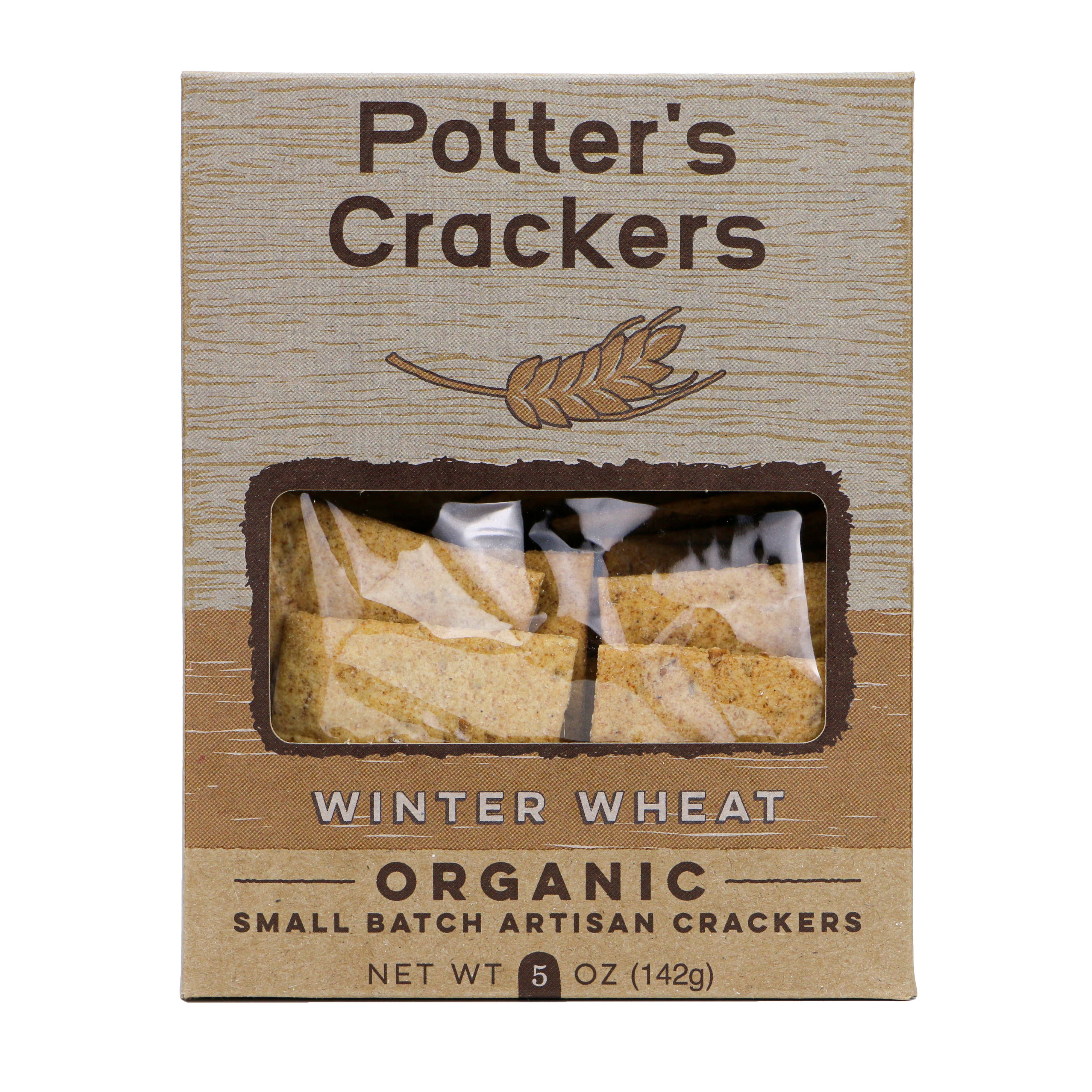 Potter's Crackers Organic Winter Wheat Crackers - 5 OZ