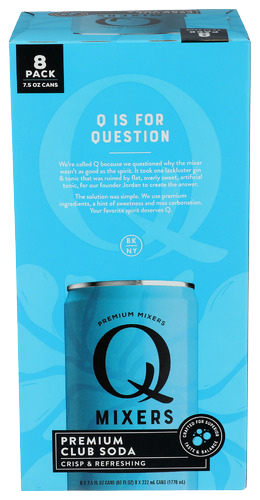 Q Tonic Premium Club Soda - 8 PK