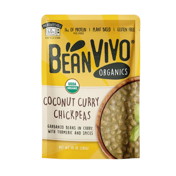 Beanvivo Coconut Curry Chickpeas - 10 OZ