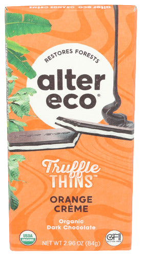 Organic Orange Cream Truffle Thins - 2.96 OZ