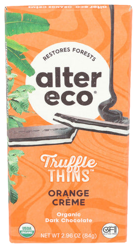 Organic Orange Cream Truffle Thins - 2.96 OZ