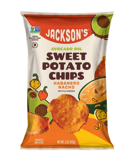 Jackson's Habanero Nacho Sweet Potato Chips with Avocado Oil - 5 OZ