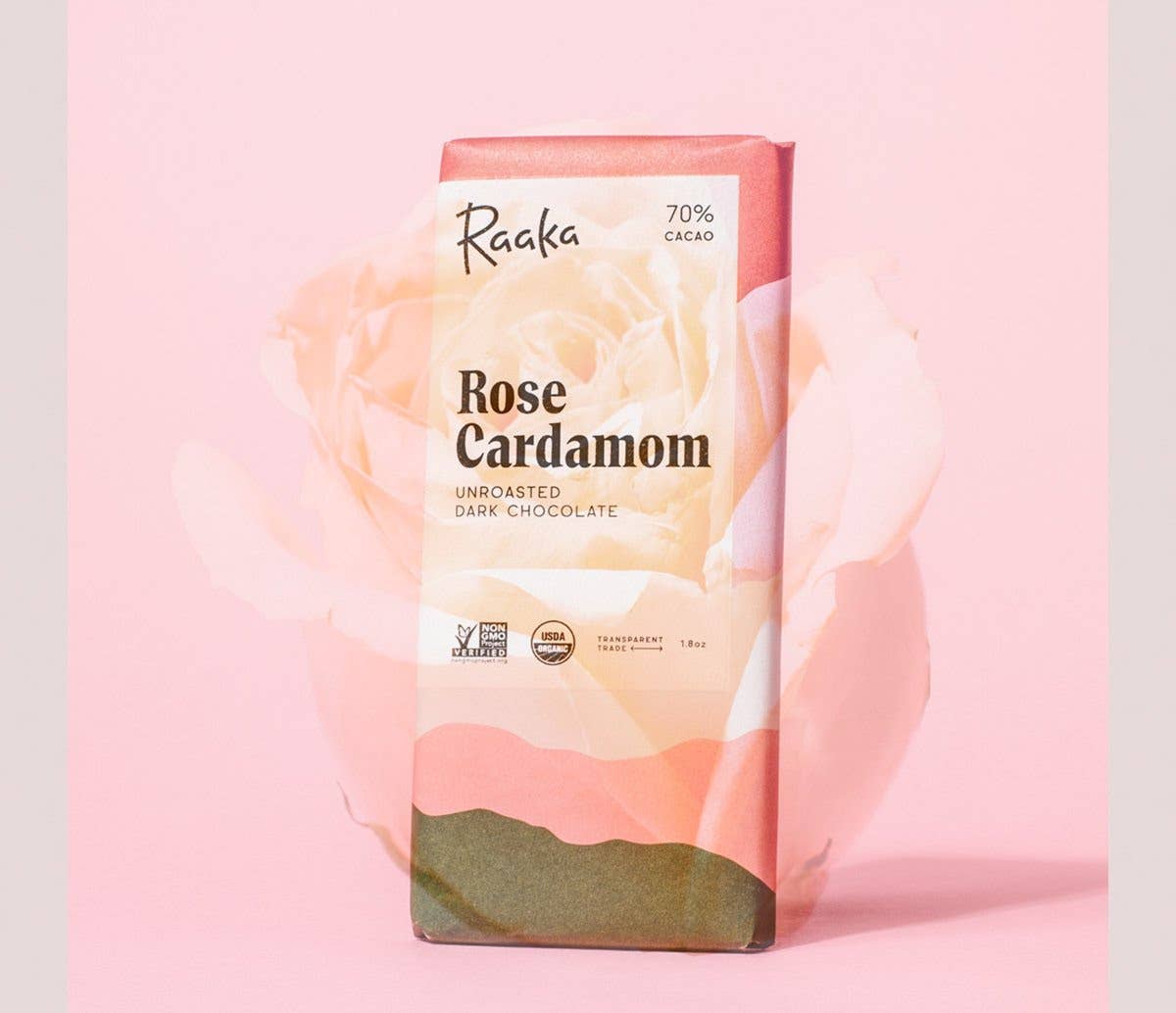 70% Rose Cardamom Bar - Spring Limited Batch