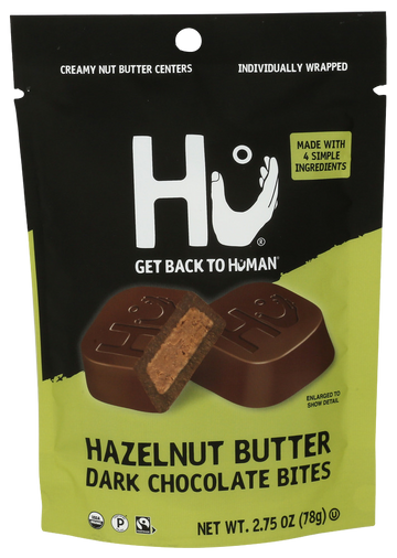 Hu Hazelnut Butter Dark Chocolate Bites - 2.75 OZ