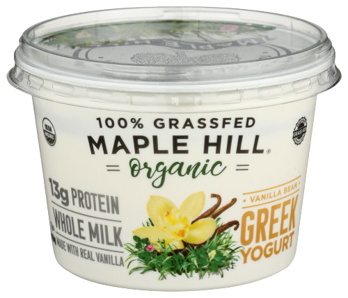Organic Grassfed Vanilla Greek Yogurt - 16 FO