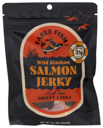 Fable Fish Sweet Chili Wild Alaskan Salmon Jerky - 2 OZ