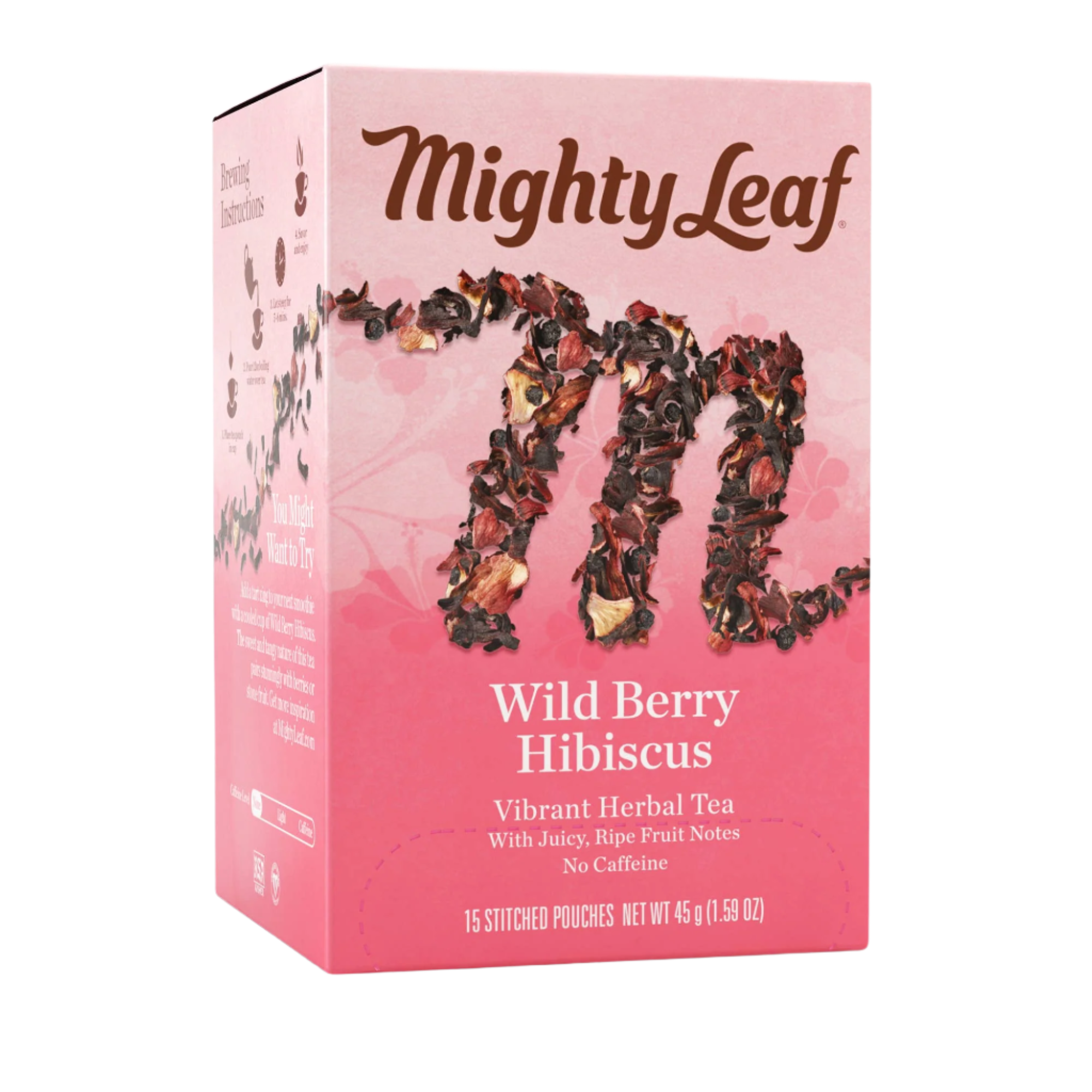 Mighty Leaf Wild Berry Hibiscus - 15 CT