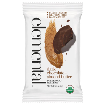 Dark Chocolate + Almond Butter Superfood Bar - 1.8 OZ