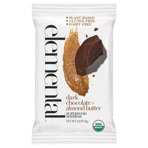 Dark Chocolate + Almond Butter Superfood Bar - 1.8 OZ