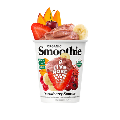 Live More Organics Strawberry Sunrise Smoothie Cup