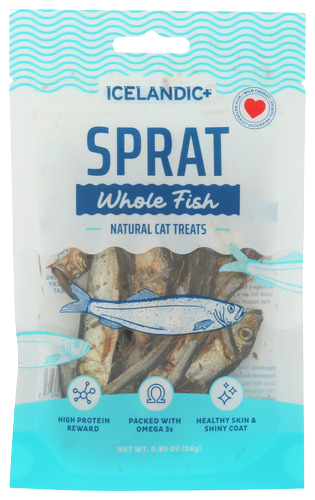 Icelandic+ Sprat Fish Cat Treats - 0.85 OZ