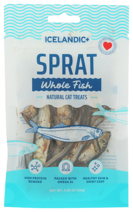 Icelandic+ Sprat Fish Cat Treats - 0.85 OZ