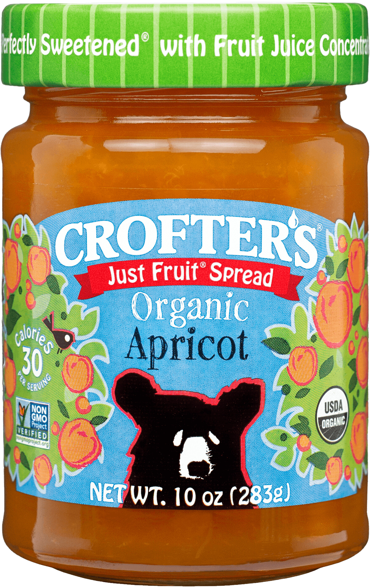Organic Apricot Fruit Spread - 10 OZ