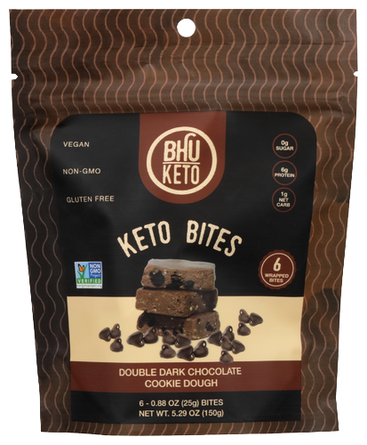 Bhu Double Dark Chocolate Cookie Dough Bites - 5.29 OZ