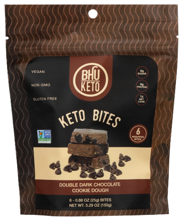 Bhu Double Dark Chocolate Cookie Dough Bites - 5.29 OZ