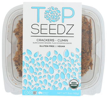 Top Seedz Cumin Crackers - 5 OZ