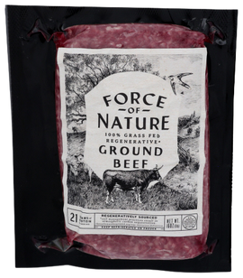 Force of Nature Ground Beef - 16 OZ