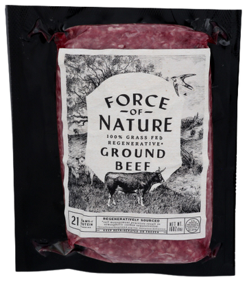 Force of Nature Ground Beef - 16 OZ