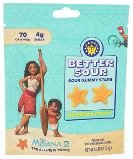 Better Sour Passion Fruit Gummy Stars - 1.8 OZ
