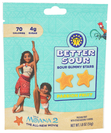 Better Sour Passion Fruit Gummy Stars - 1.8 OZ