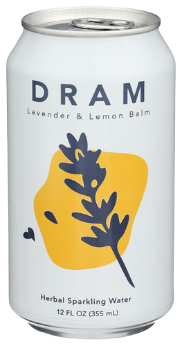 Dram Lavender & Lemon Balm Herbal Sparkling Water - 12 FO