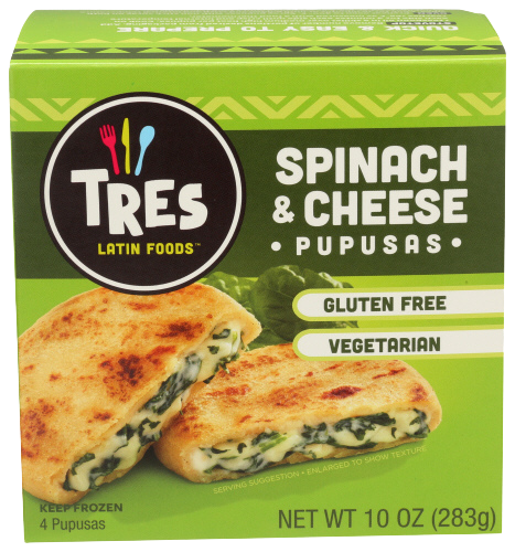 Spinach & Cheese Pupusas - 10 OZ