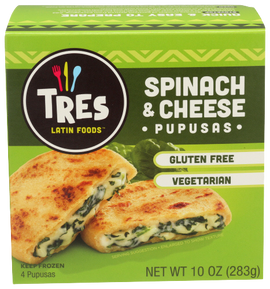 Spinach & Cheese Pupusas - 10 OZ