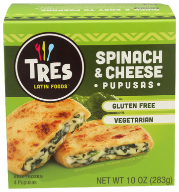 Spinach & Cheese Pupusas - 10 OZ