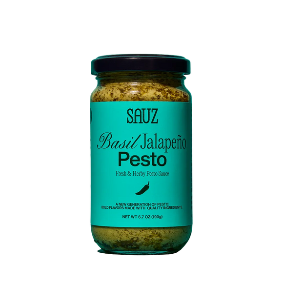 Sauz Basil Jalapeno Pesto - 6.7 OZ