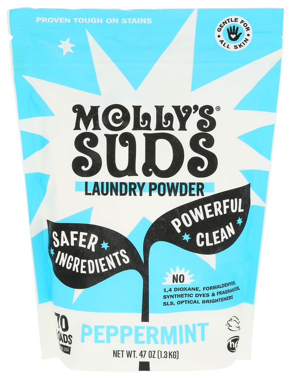 Molly's Suds Peppermint Laundry Powder - 47 OZ