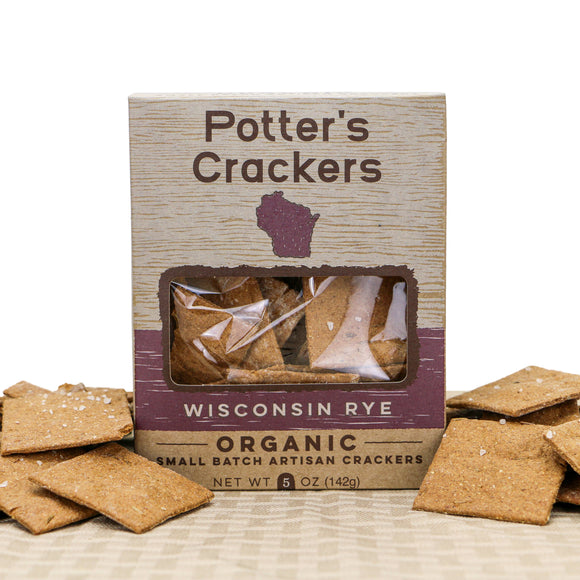 Potter's Crackers Organic Wisconsin Rye Crackers - 5 OZ