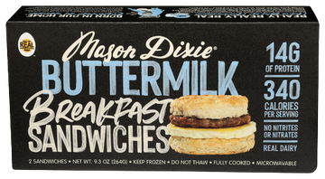 Mason Dixie Sausage & Egg Buttermilk Breakfast Sandwich - 9.3 OZ