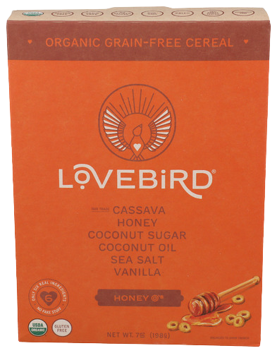 Lovebird Grain Free Honey Cereal - 7 OZ