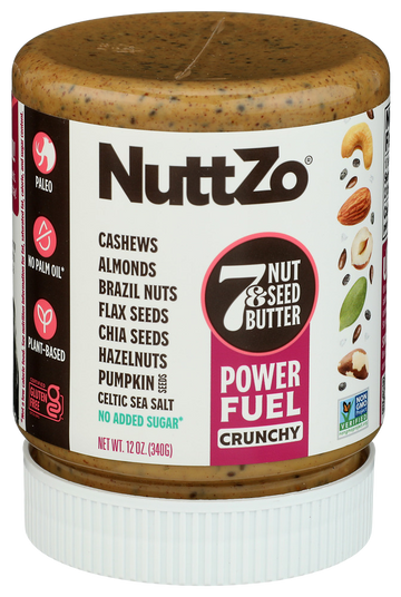 Nuttzo Crunchy Power Fuel 7 Nut & Seed Butter - 12 OZ