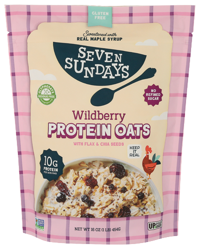 Seven Sundays Wildberry Protein Oats - 16 OZ
