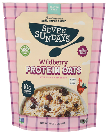 Seven Sundays Wildberry Protein Oats - 16 OZ