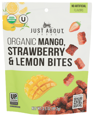 Organic Dried Mango, Strawberry & Lemon Bites - 3.5 OZ
