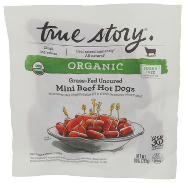 True Story Mini Beef Hotdogs - 10 OZ