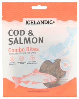 Icelandic+ Cod & Salmon Combo Dog Treats - 3 OZ