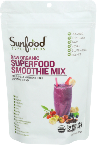 Raw Organic Superfood Smoothie Mix - 8 OZ