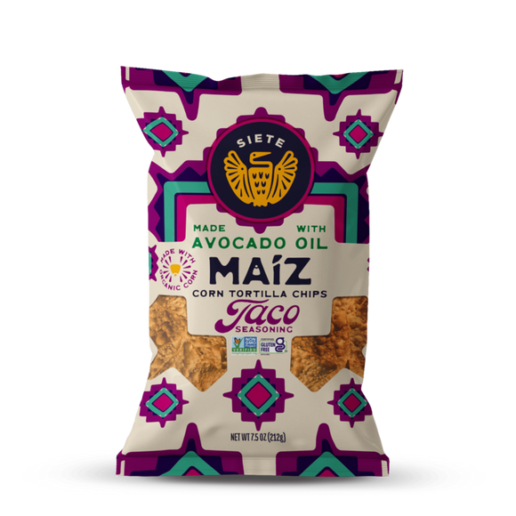 Seite Maíz Taco Corn Tortilla Chips - 7.5 OZ